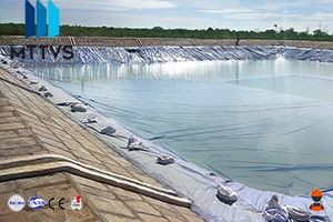 Membrana HDPE 1,0 mm jako wykładzina jeziorna w Anglii